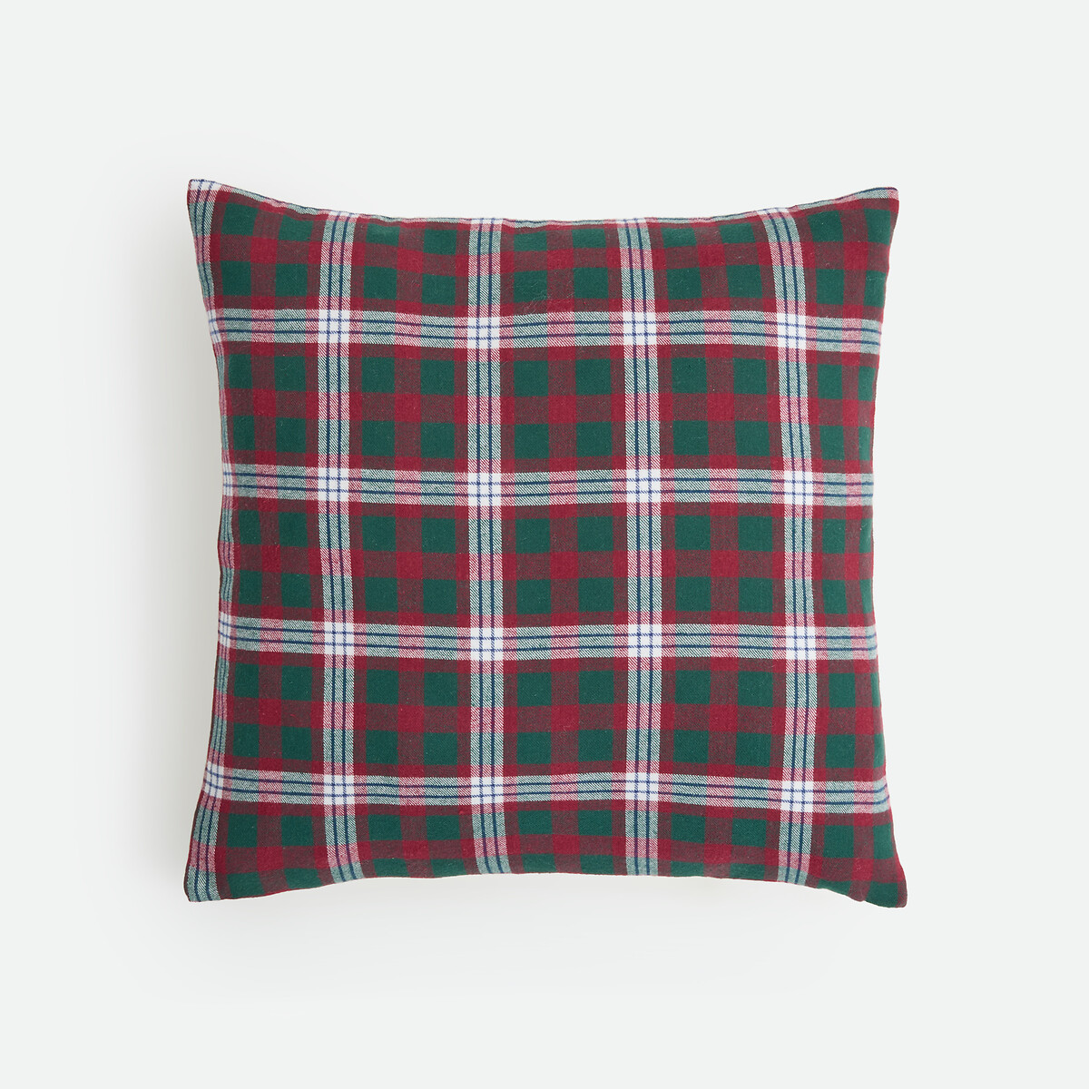 Housse de coussin coton et sherpa, 50 x 50 cm, LUNAY multicolore, LA REDOUTE INTERIEURS