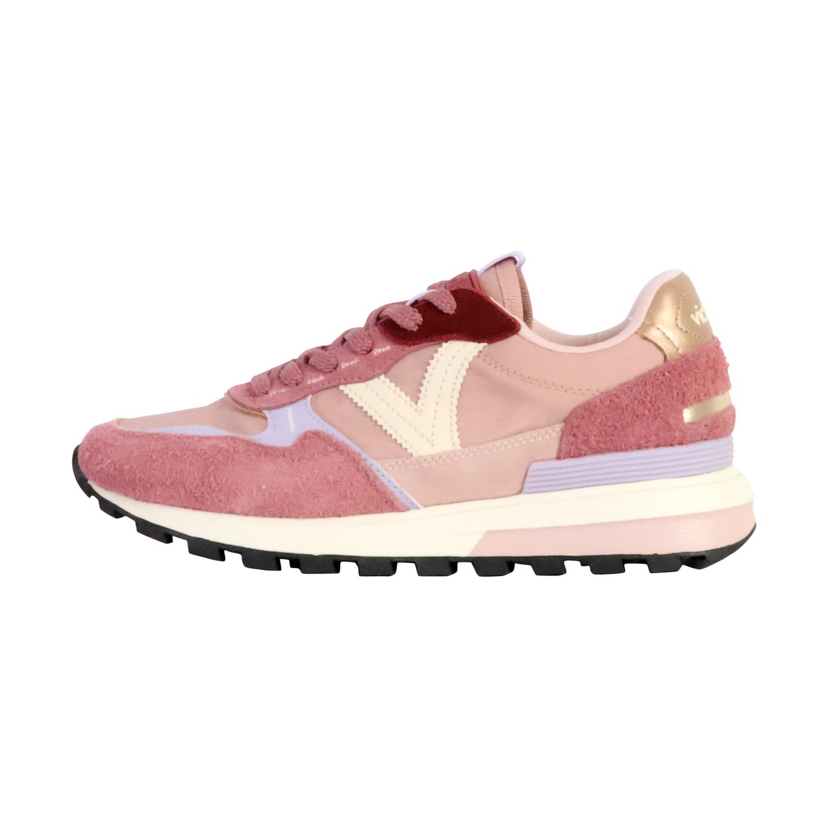 Basket Cuir rosa, VICTORIA