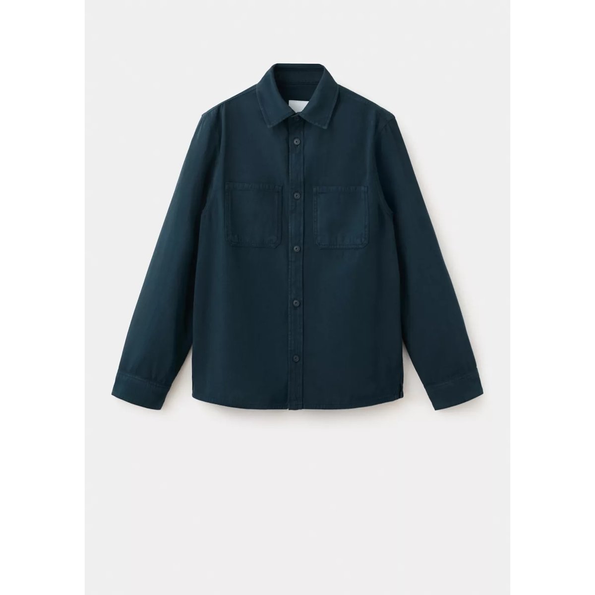 Surchemise 100 % coton poches bleu marine, MANGO MAN
