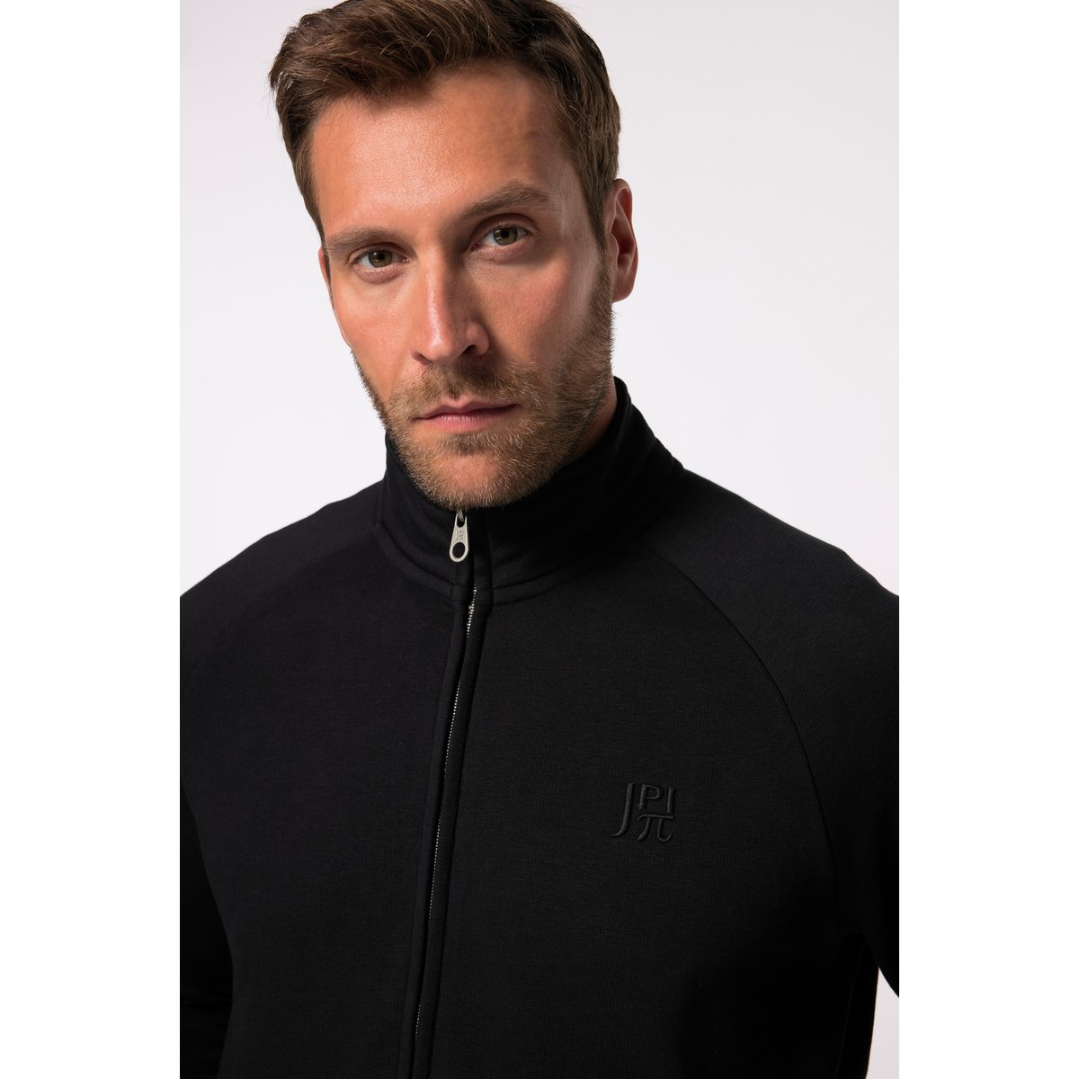 Veste en molleton, col montant noir, JP1880