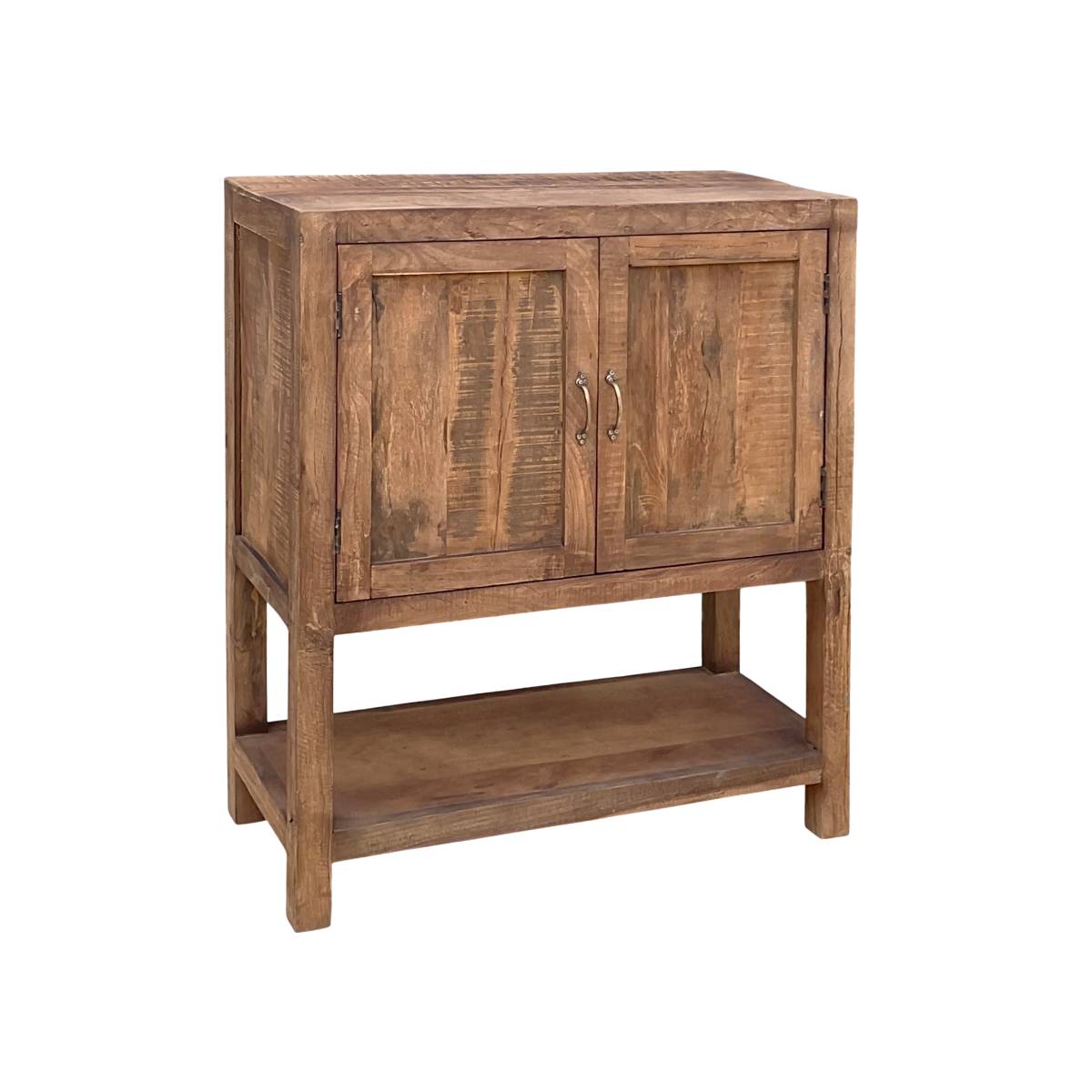 Armoire en bois recyclé MARISOL bois foncé, MADE IN MEUBLES 