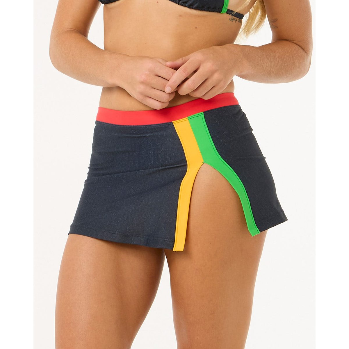 Bas de maillot de bain SODADE VV SWIM SKIRT dark denim - noir, RIP CURL