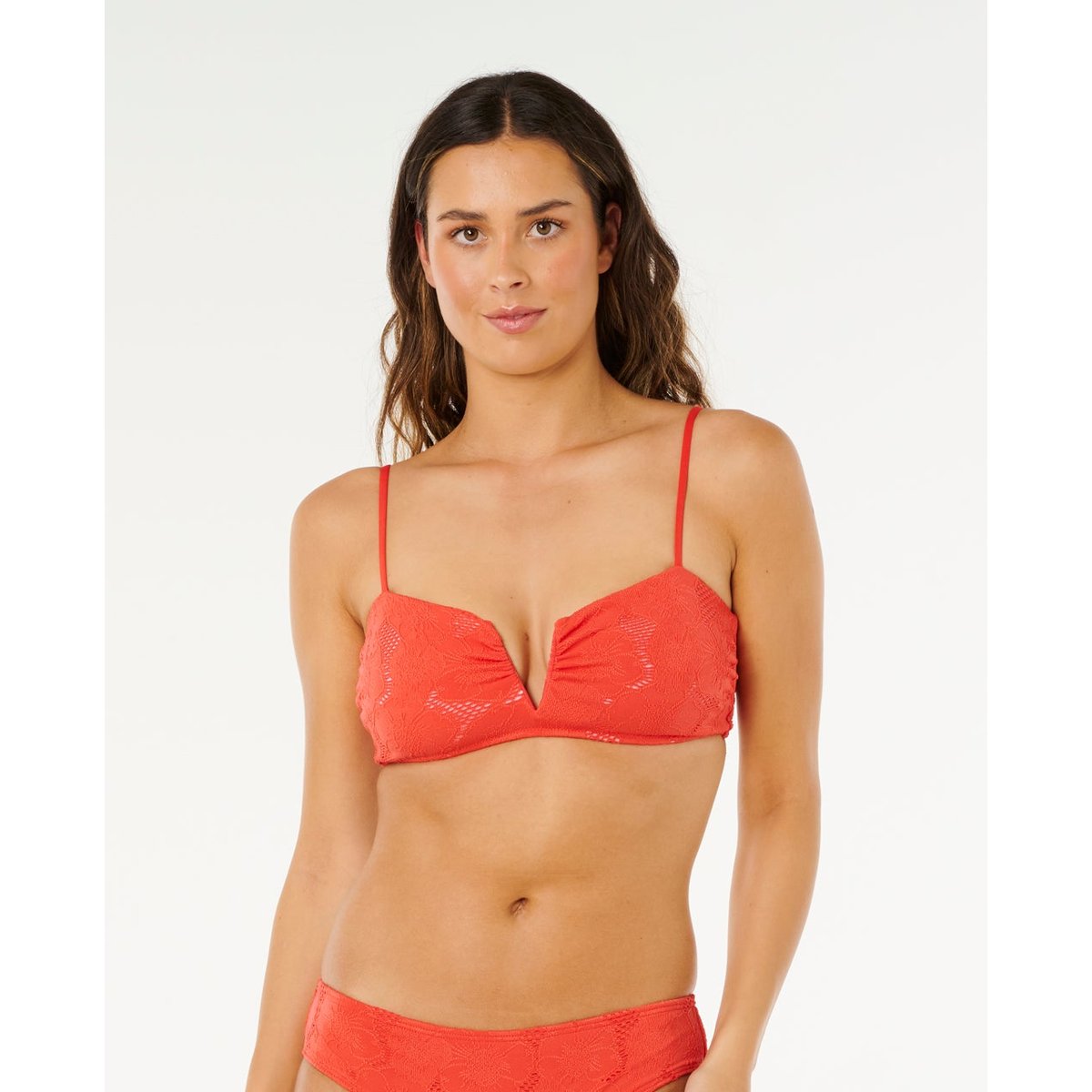 Haut de maillot de bain bandeau multi-fit Oasis rouge, RIP CURL