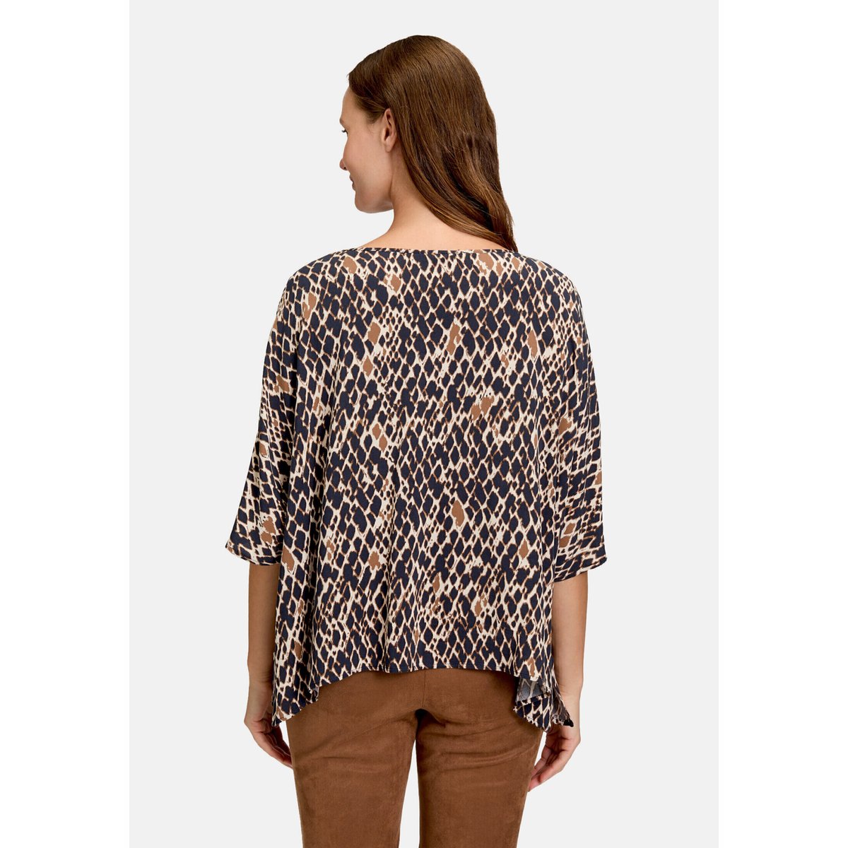 Tunique à pierres fantaisie dark blue/brown, BETTY BARCLAY