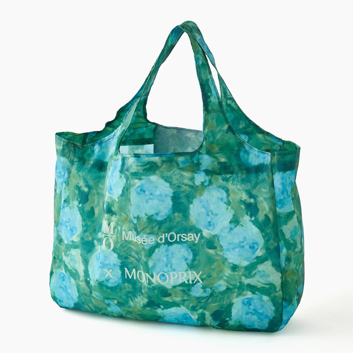 Sac de caisse Musée d'Orsay, 40x11x30cm , en polyester recyclé vert melange, MONOPRIX