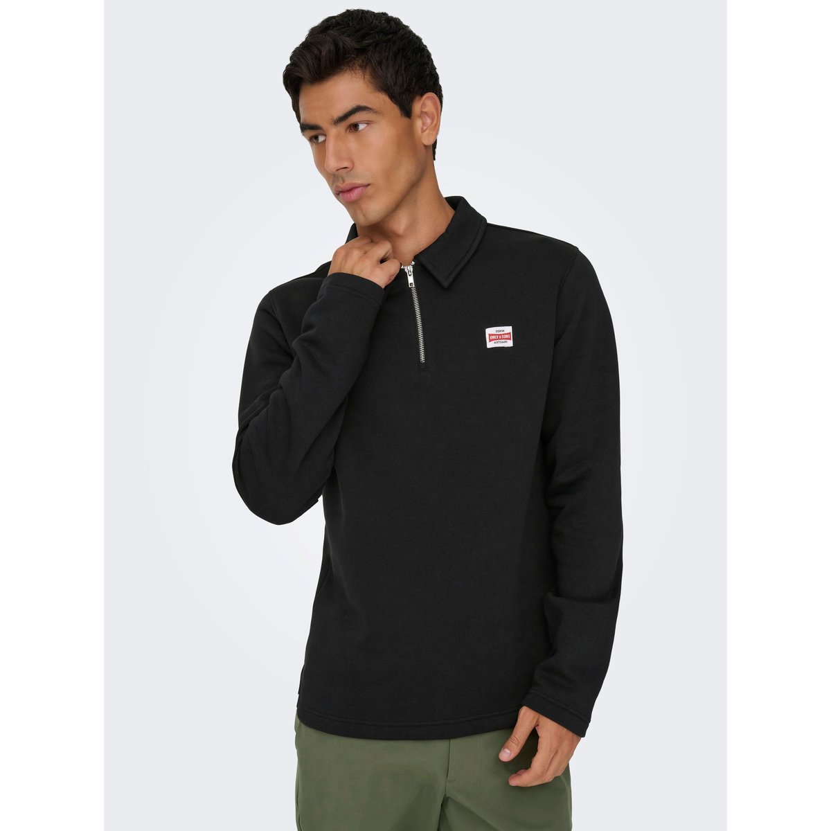 Sweat-Shirt noire - jet black, ONLY & SONS