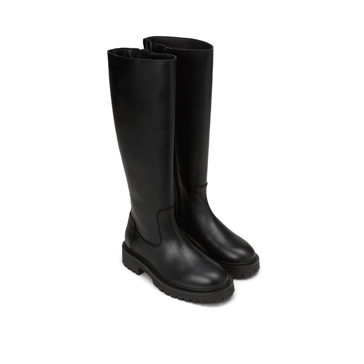 Bottes longues modèle Phia avec un profil fort noir, MARC O'POLO