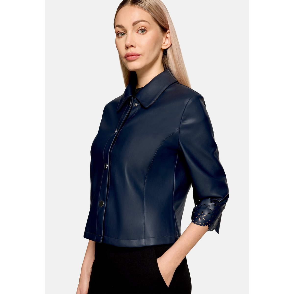 Veste blazer à fermeture zippée dark sky, BETTY BARCLAY