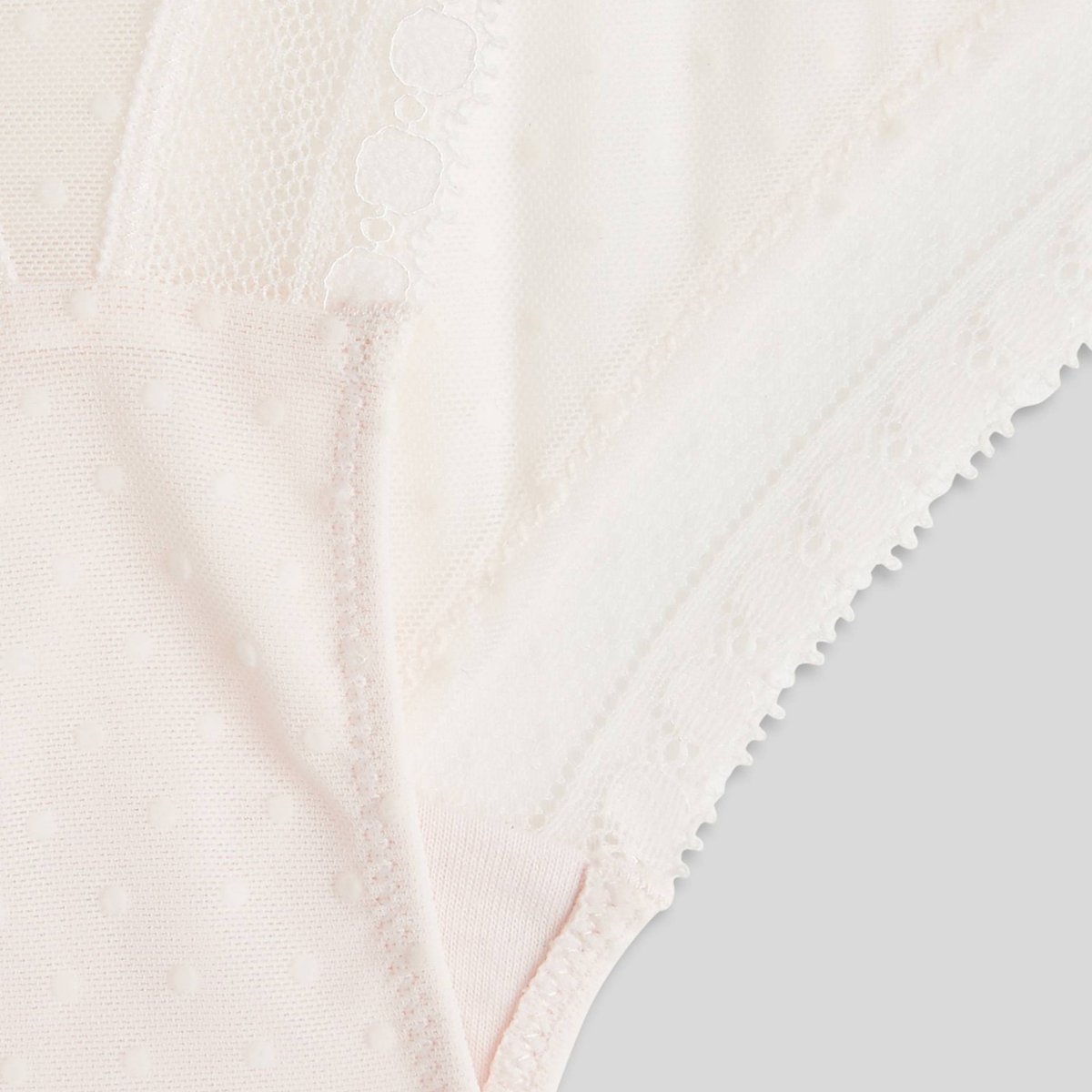 Shorty ADELE en tulle flocké, certifié OEKO-TEX pistil, MONOPRIX