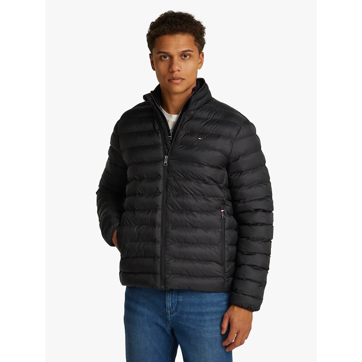Doudoune compressible noir, TOMMY HILFIGER