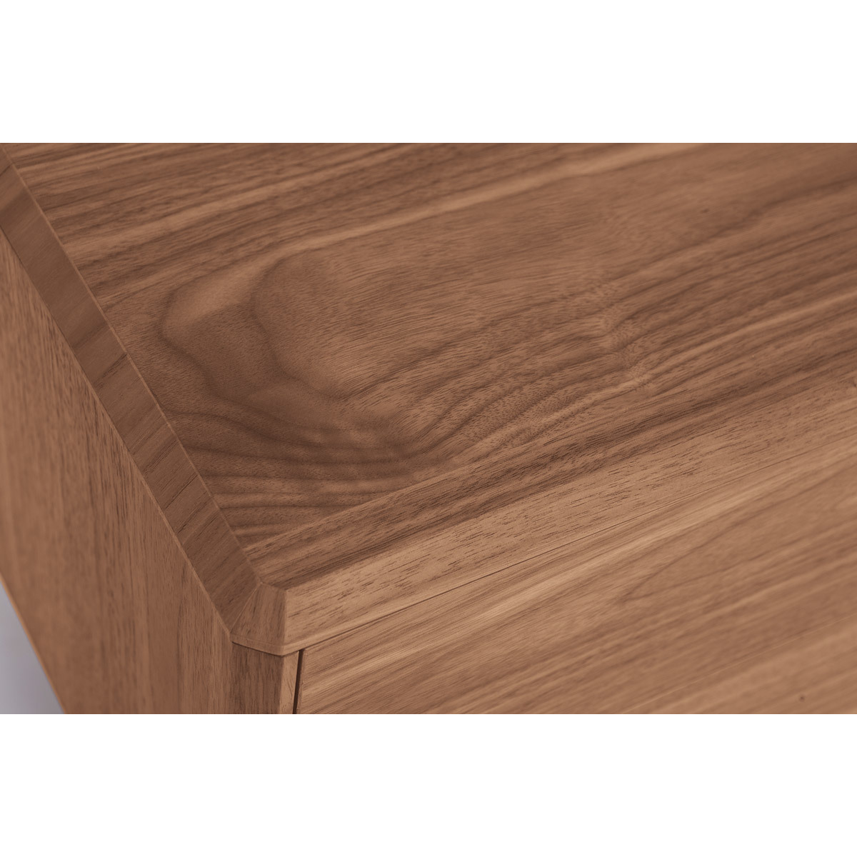 Meuble TV en bois foncé noyer 1 porte 2 tiroirs L180 cm SUVA noyer, MILIBOO