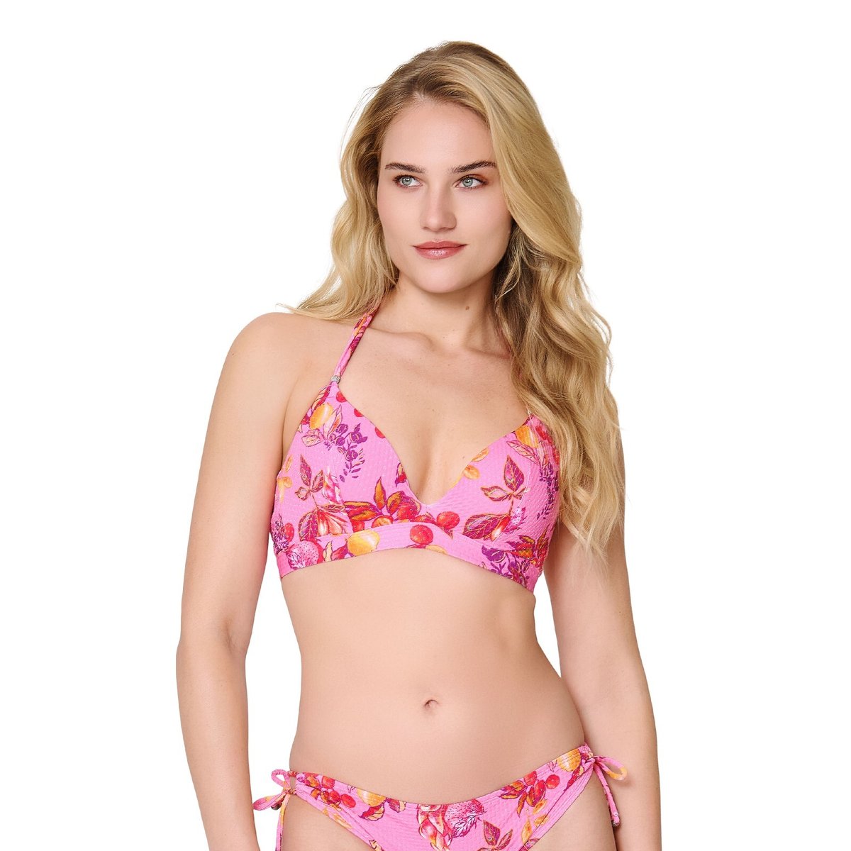 Haut de maillot de bain triangle tropical fruit, LINGADORE
