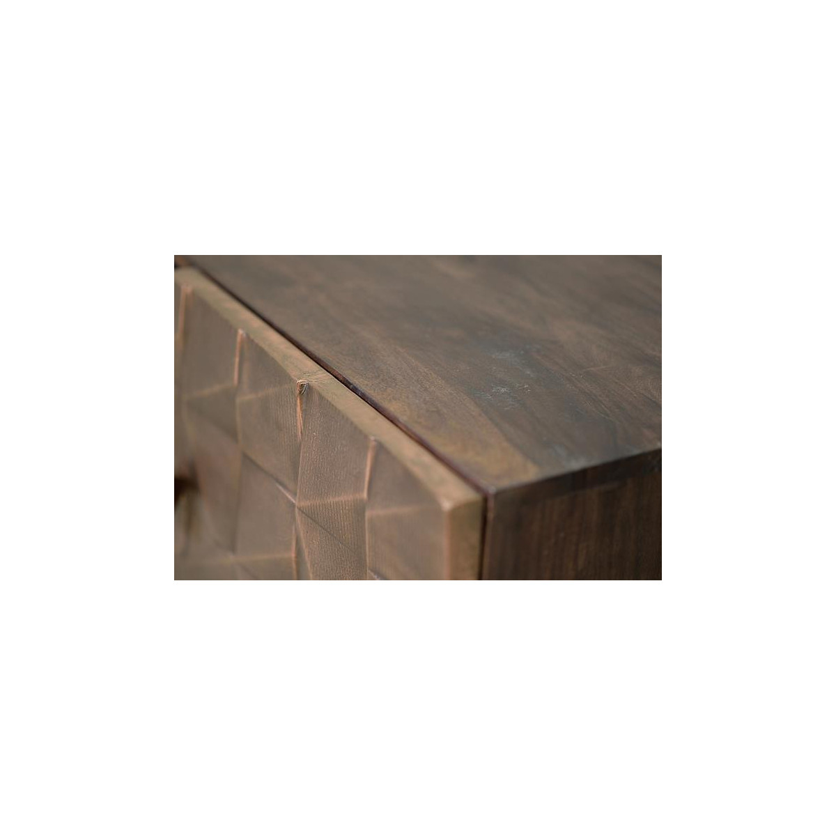 Meuble tv bronze - XÉLISE marron, DECORATION D’AUTREFOIS