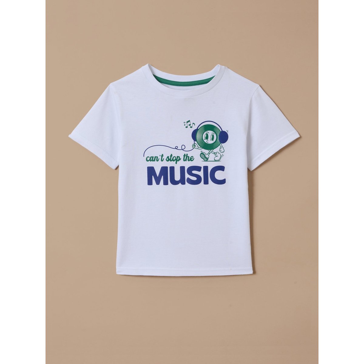 T-shirt imprimé - coton biologique blanc, CYRILLUS