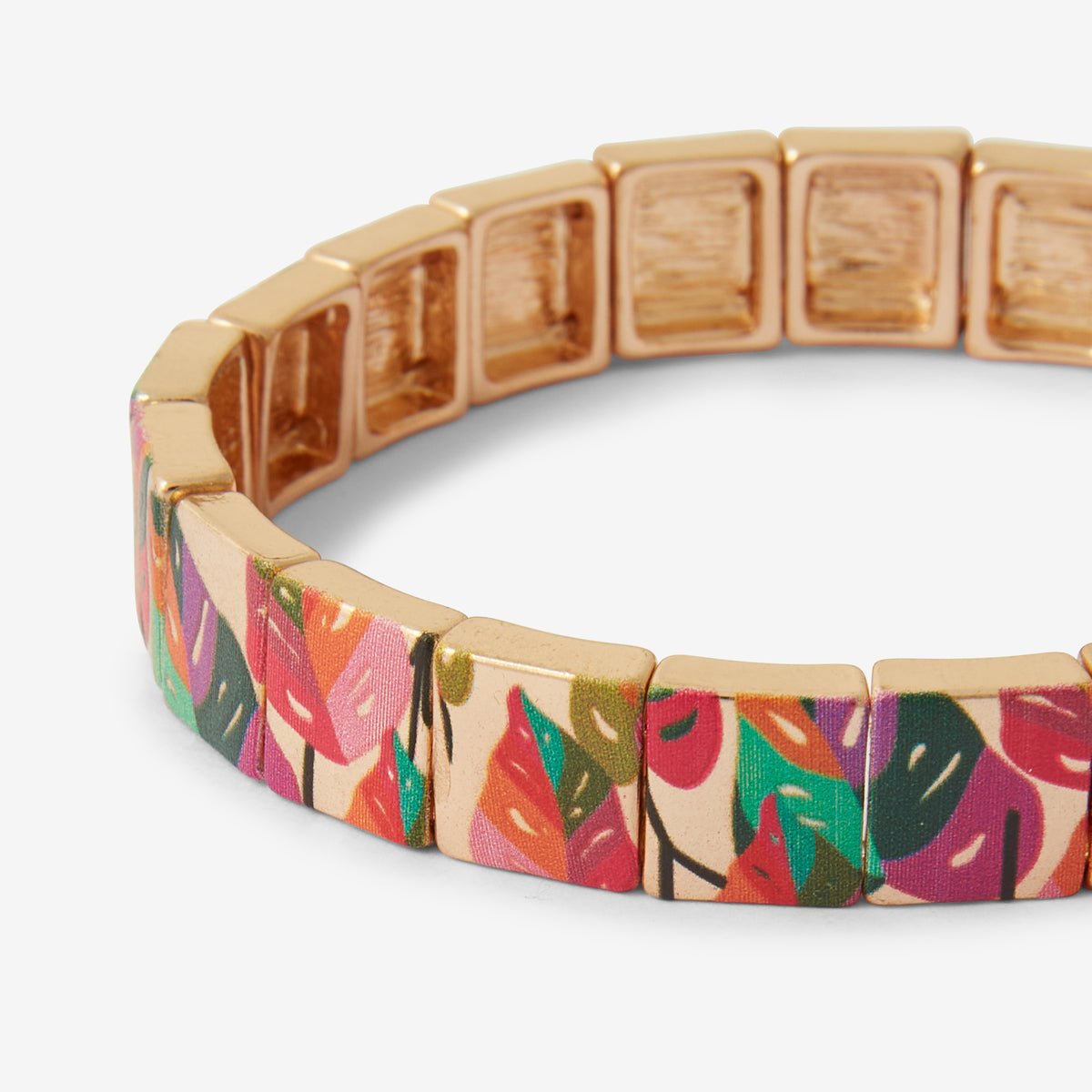 Bracelet Balagane imprimé tropical multicolore, BALABOOSTE