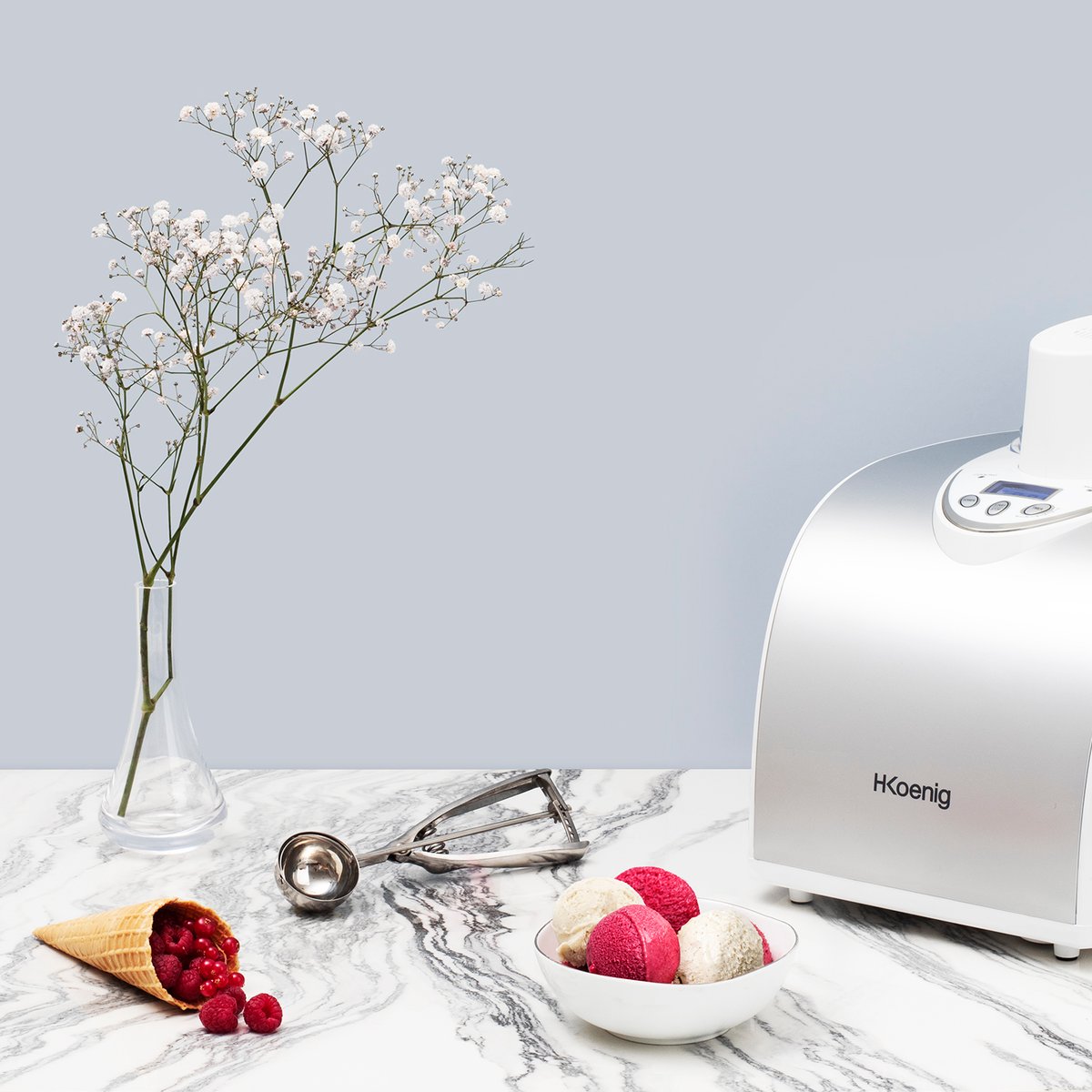 turbine à glace - hf180 inox, H.KOENIG