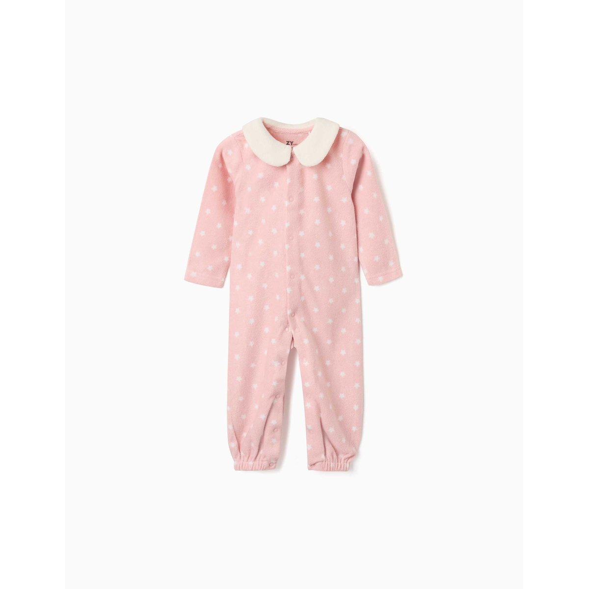 Dors-bien en polaire avec étoiles rose clair, ZIPPY