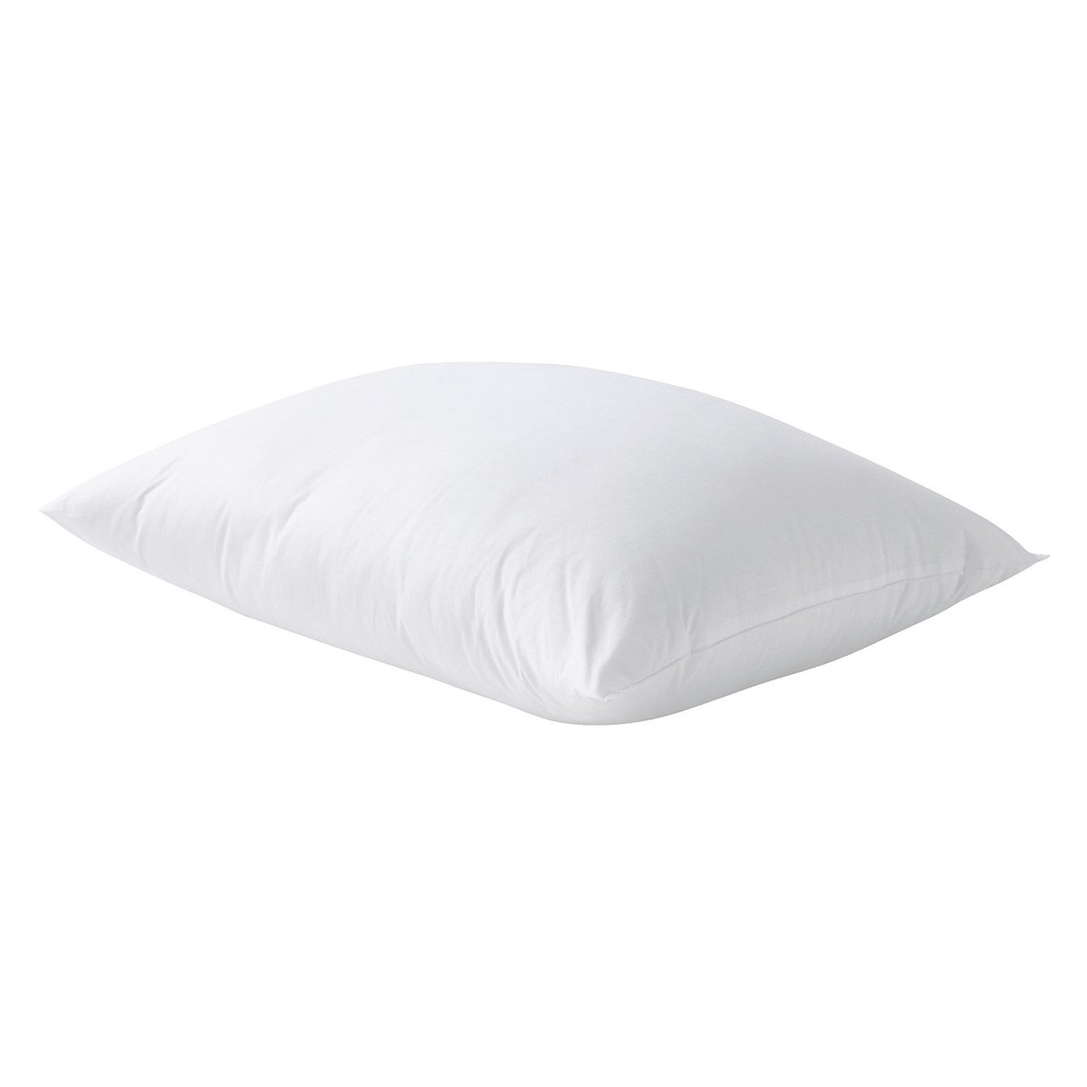 Oreiller ferme en synthétique 650g SOUFFLE DE LIN blanc, HABITAT
