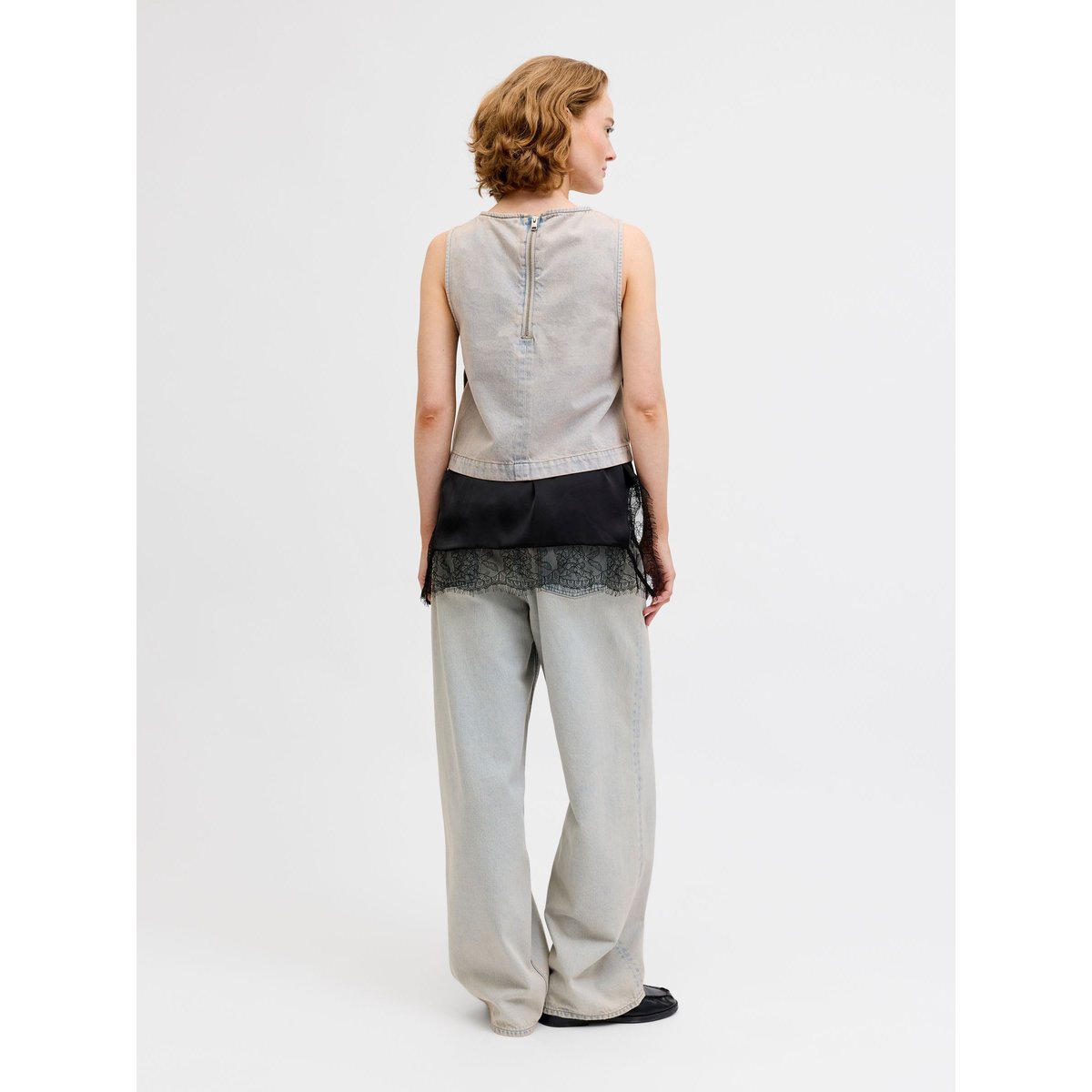 Top light blue denim, JJXX