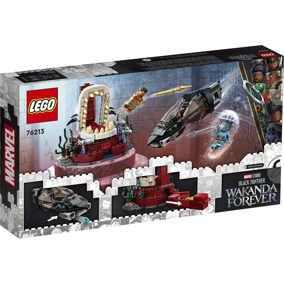 Marvel La salle du trône du roi Namor multicolore, LEGO