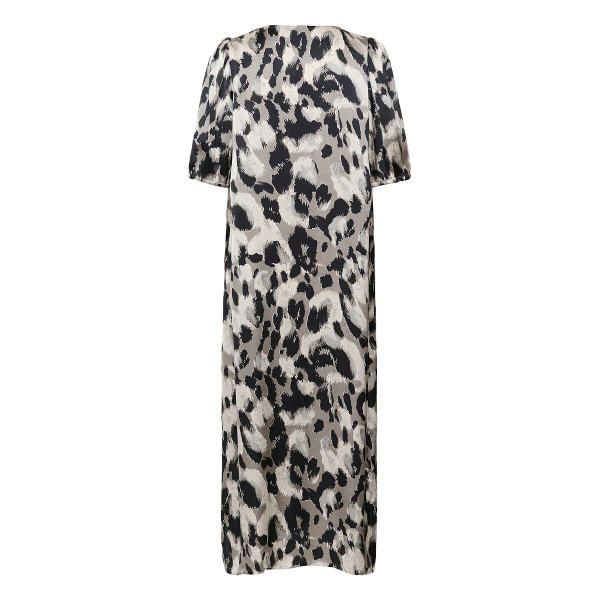 Dress gris grey leopard print, KAFFE