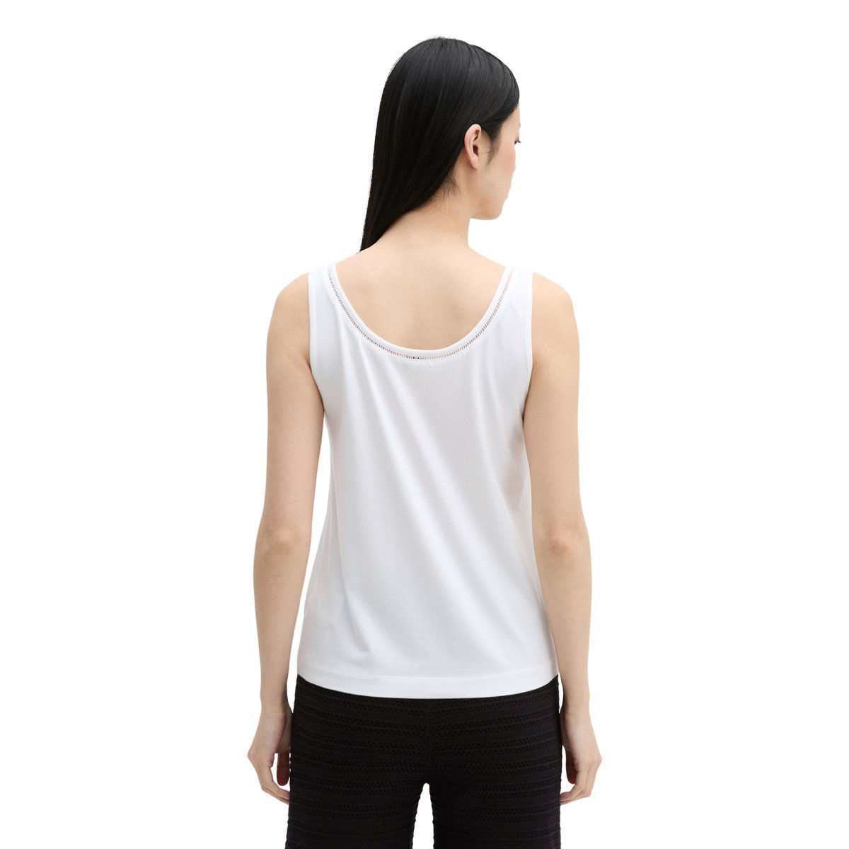 Top relaxed avec TENCEL™ Modal blanc, MARC O'POLO