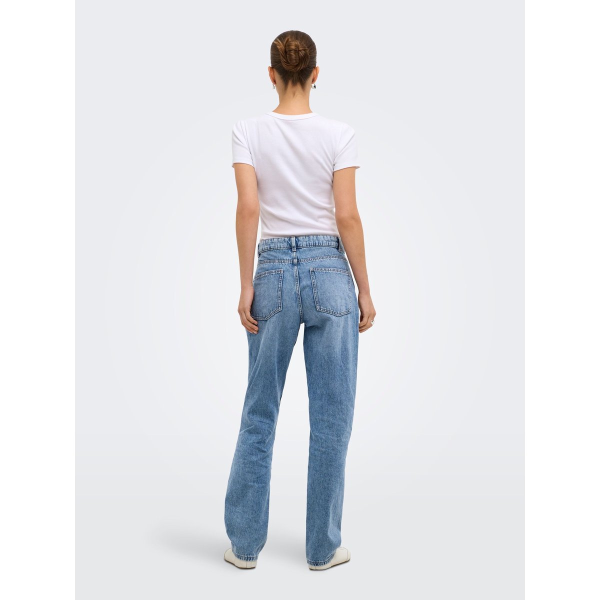 Jean Coupe Droite medium blue denim, ONLY