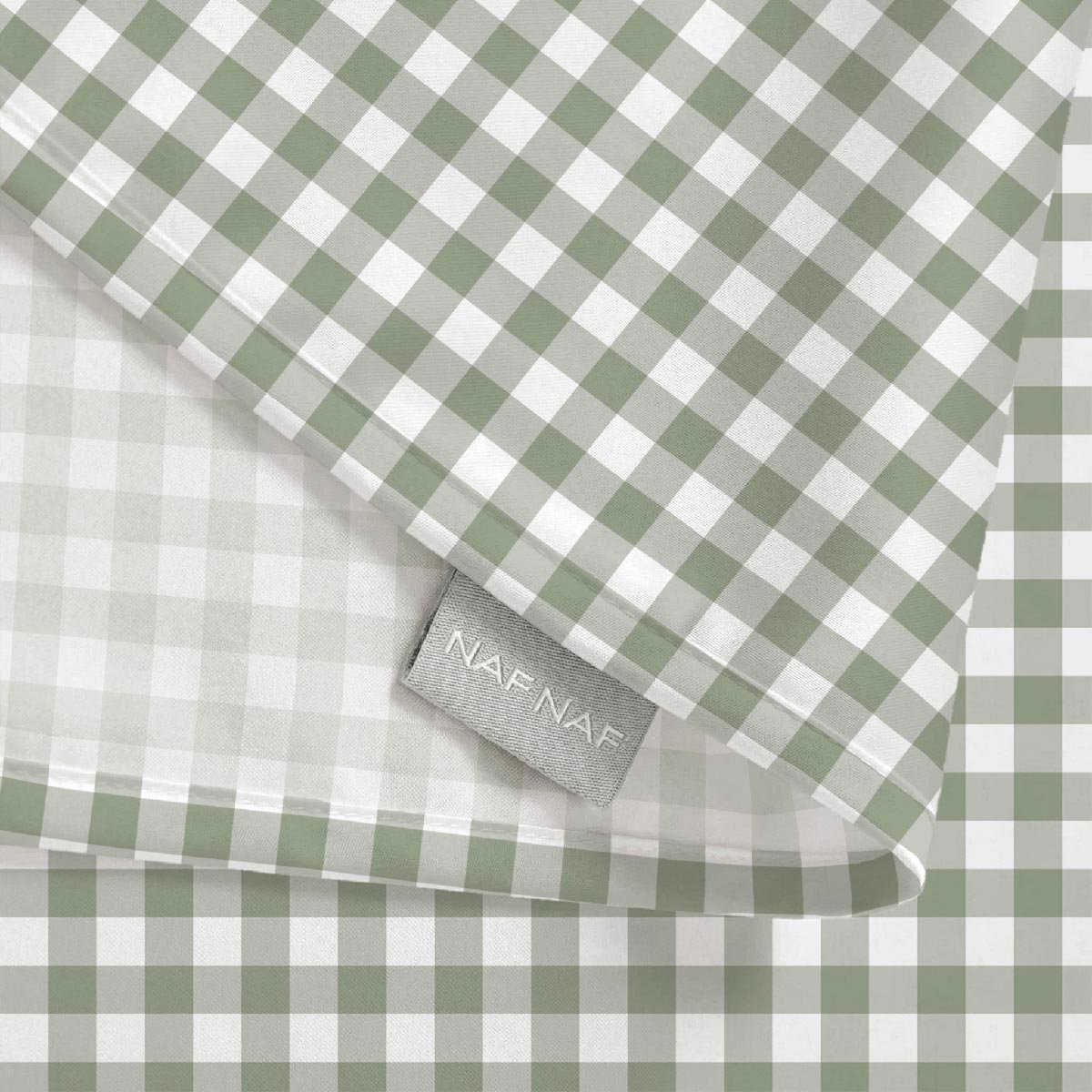 Nappe anti-taches Medina verde - 100% coton - vert, NAF NAF HOME