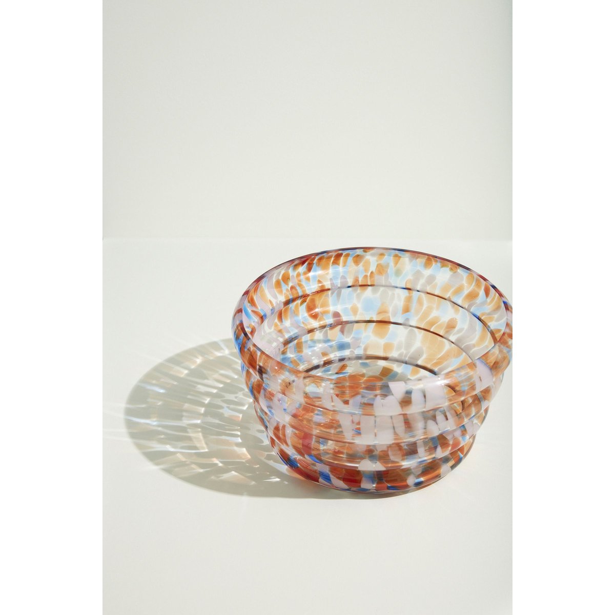 Bol en verre BLAZE multicouleur, HUBSCH