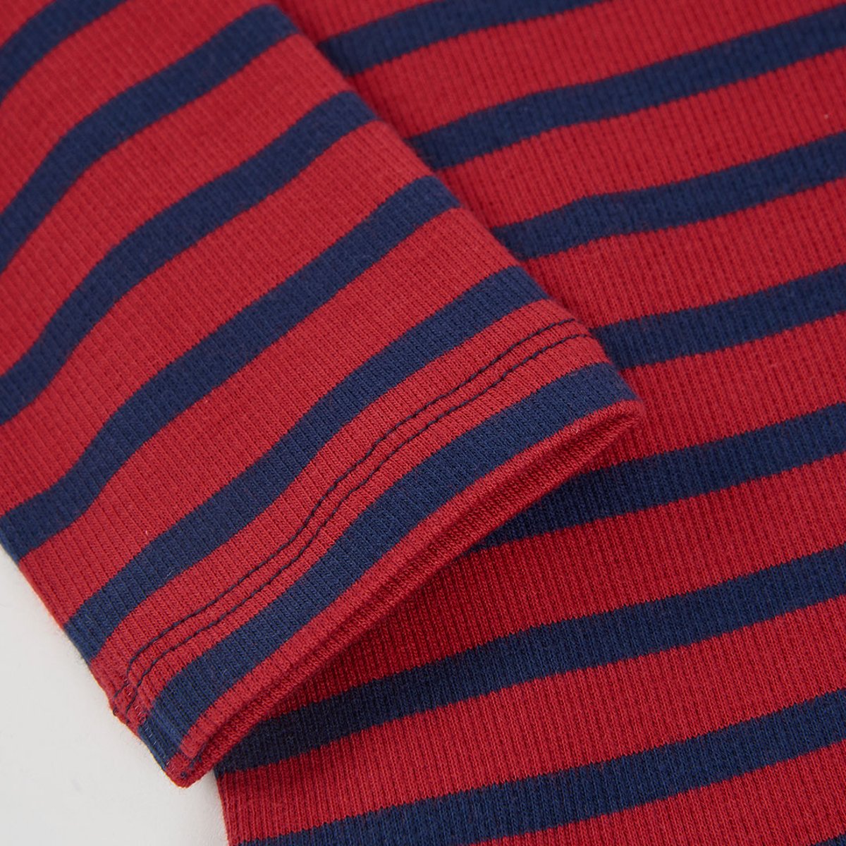 T-shirt en maille fille rayures marinières multicolore, BOBOLI