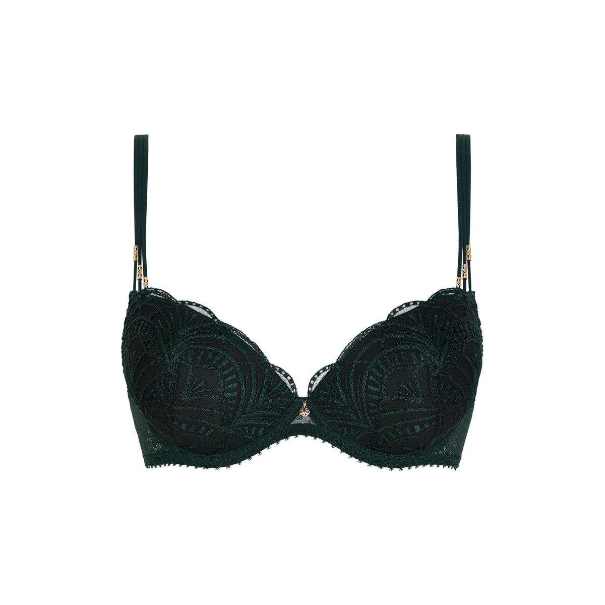 Soutien gorge Push up coques Vibes vert, AUBADE