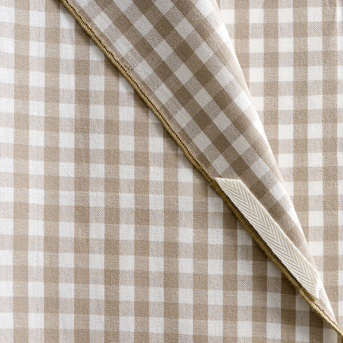 Set of 2 Soizic 30% Recycled Cotton Yarn-Dyed Tea Towels ecru/beige, LA REDOUTE INTERIEURS
