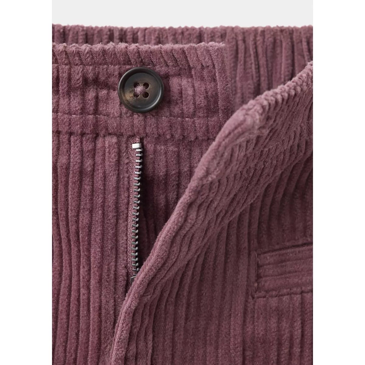 Pantalon coton velours côtelé violet clair/pastel, MANGO KIDS