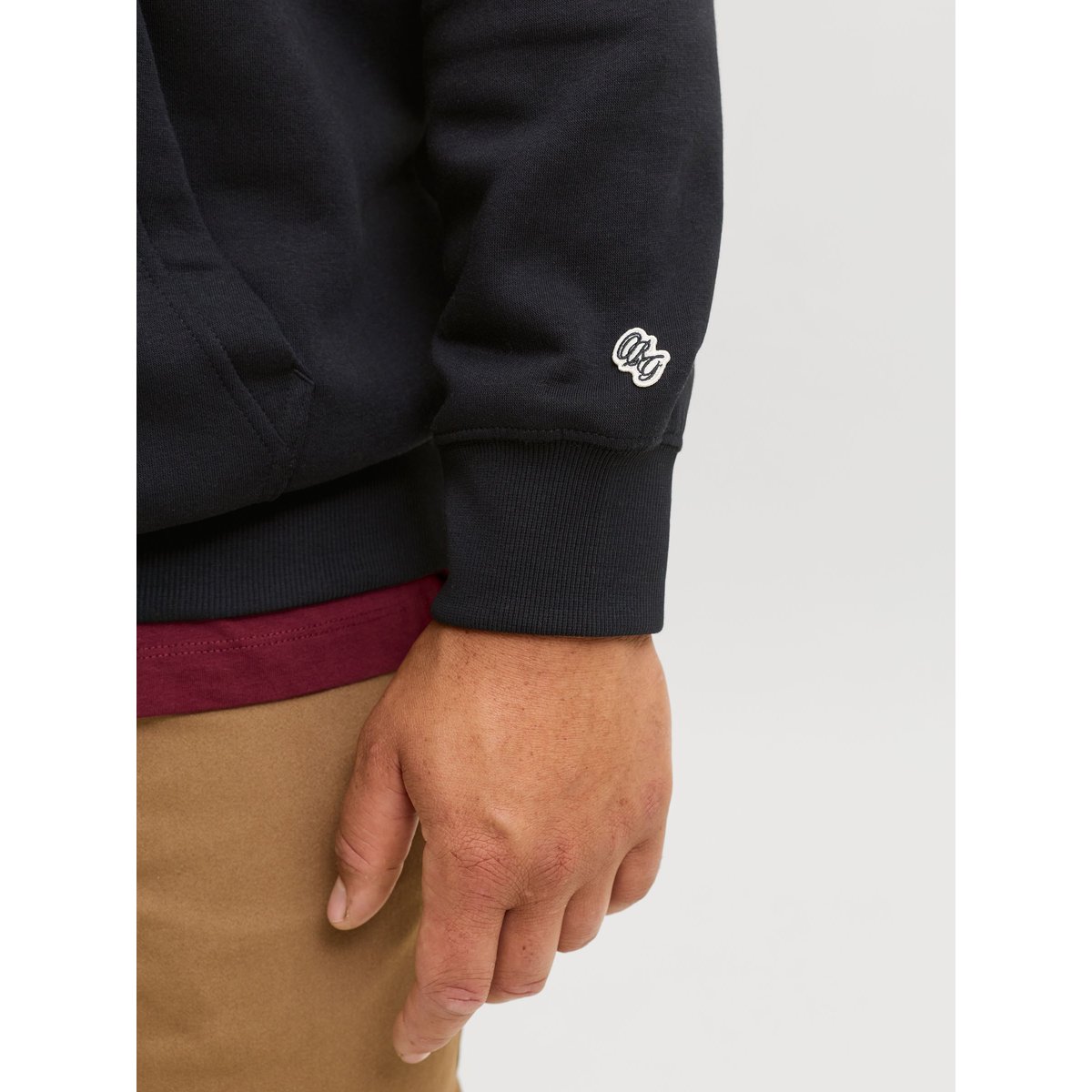 Sweat À Capuche black 1, JACK & JONES