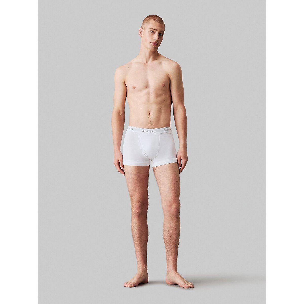 Lot de 3 boxers noir + gris + blanc, CALVIN KLEIN UNDERWEAR