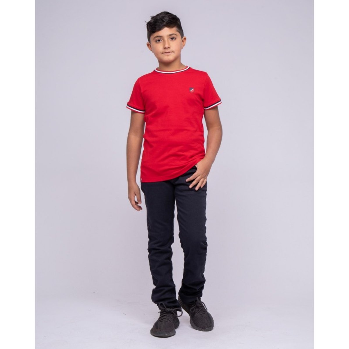 T-shirt Col Rond Pur Coton Nobiwone-j rouge, RITCHIE