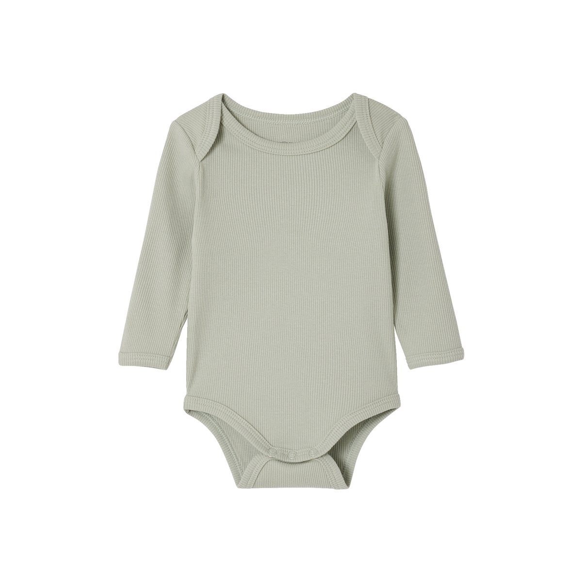 Lot 3 bodies manches longue vert sauge, VERTBAUDET