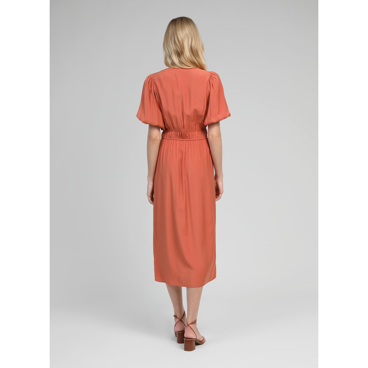 Robe Midi MELILE terracotta, AN'GE