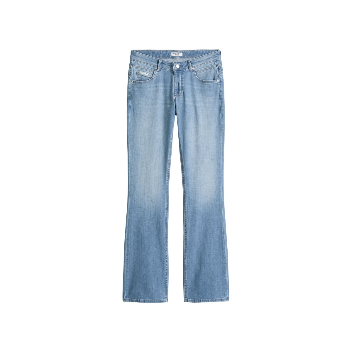 Jeans modèle Nella bootcut en Organic Cotton Stretch bleu clair, MARC O’POLO DENIM
