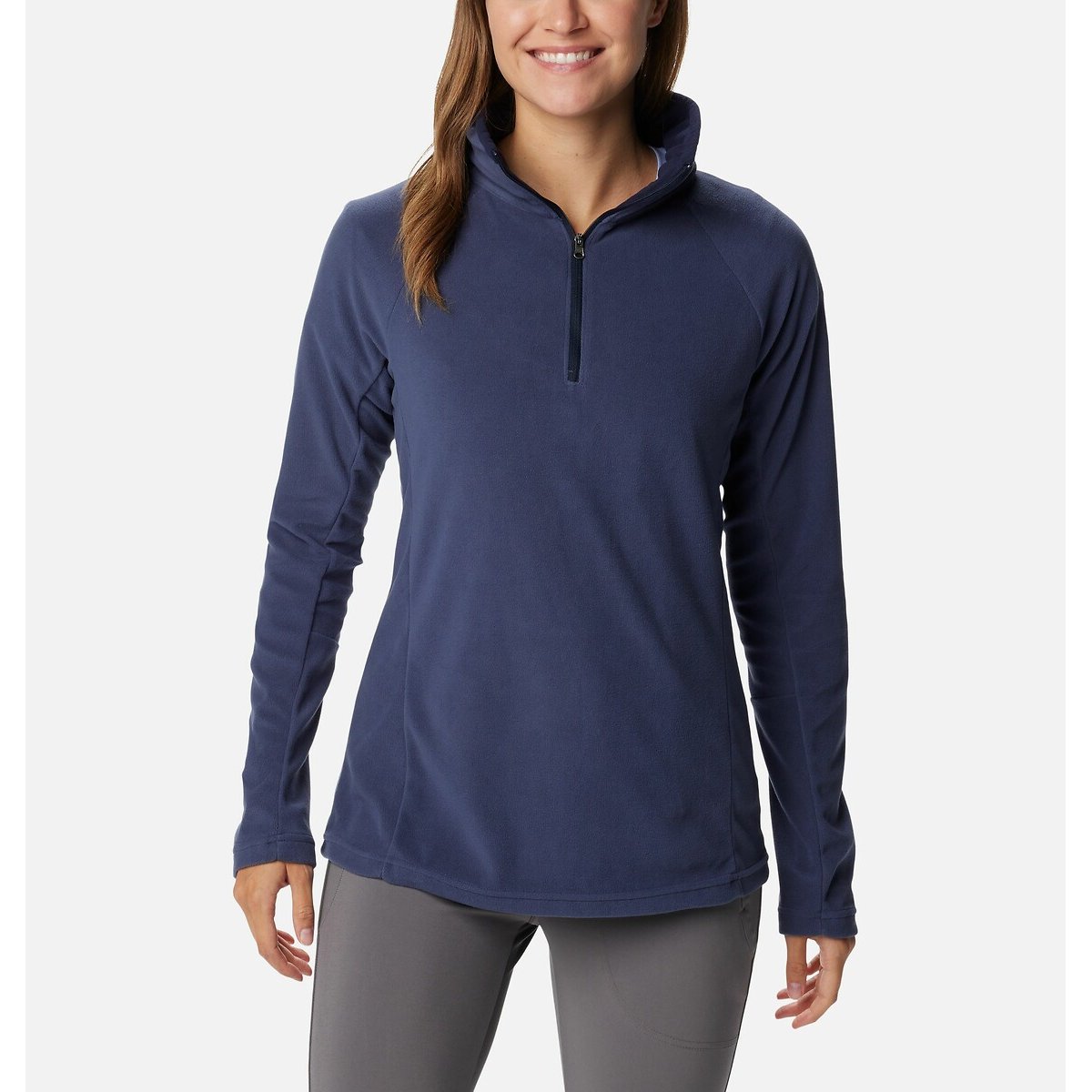 Polaire demi zippée Glacial™ IV bleu foncé, COLUMBIA