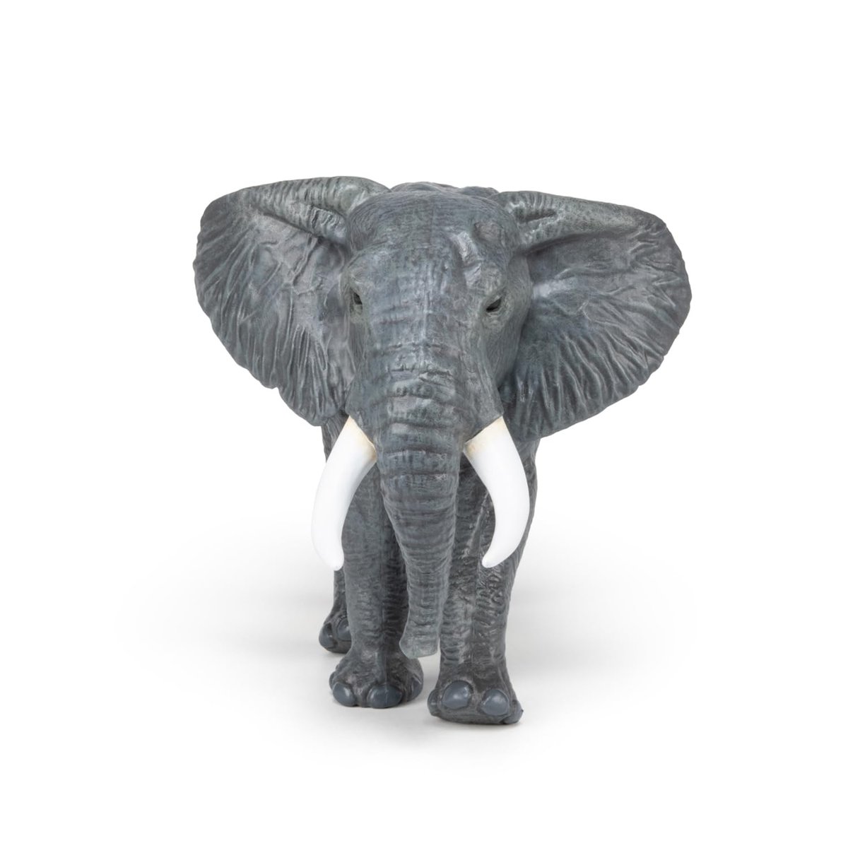 Figurine Grand Eléphant d'Afrique gris, PAPO