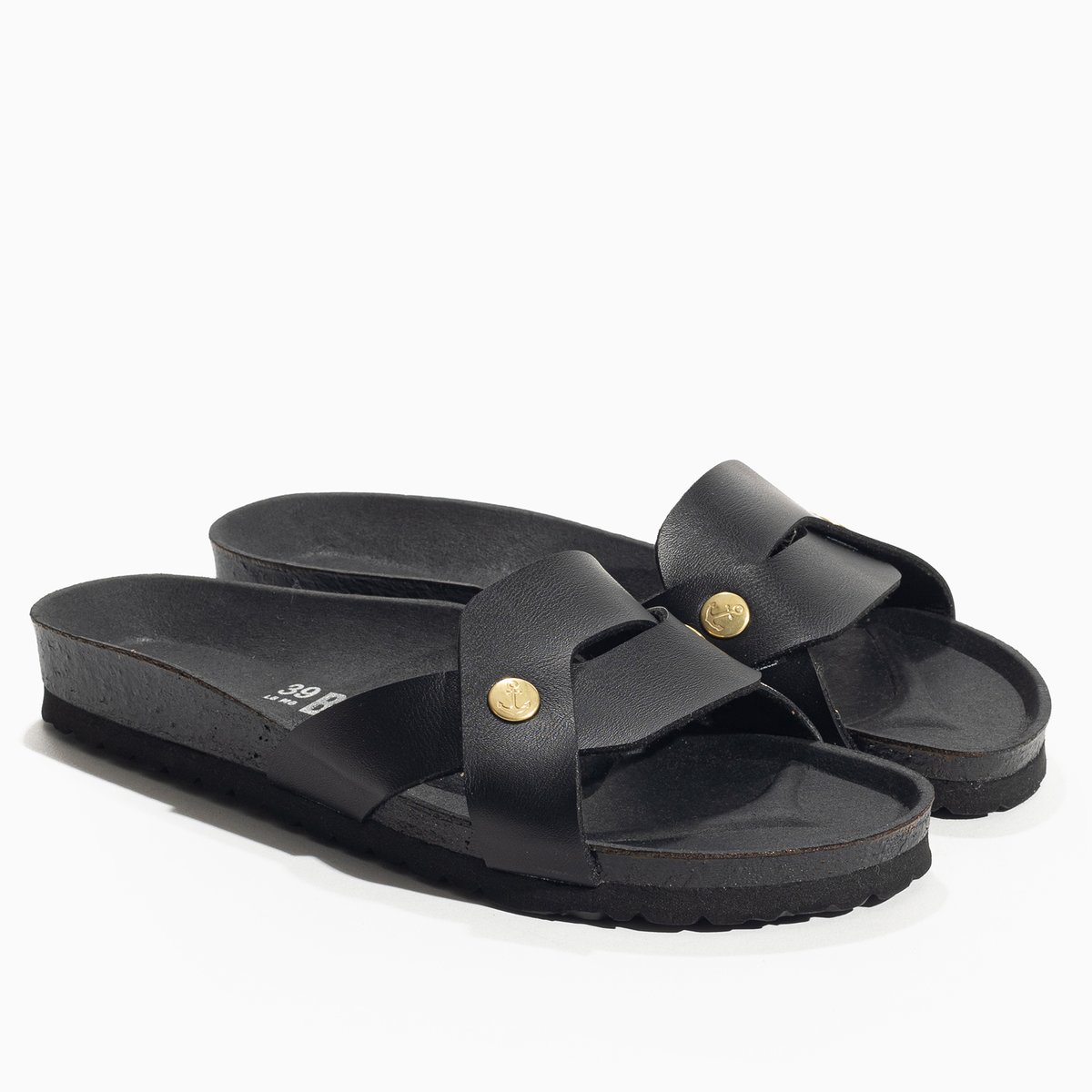 Sandales Vegan KLIMT noir, BAYTON