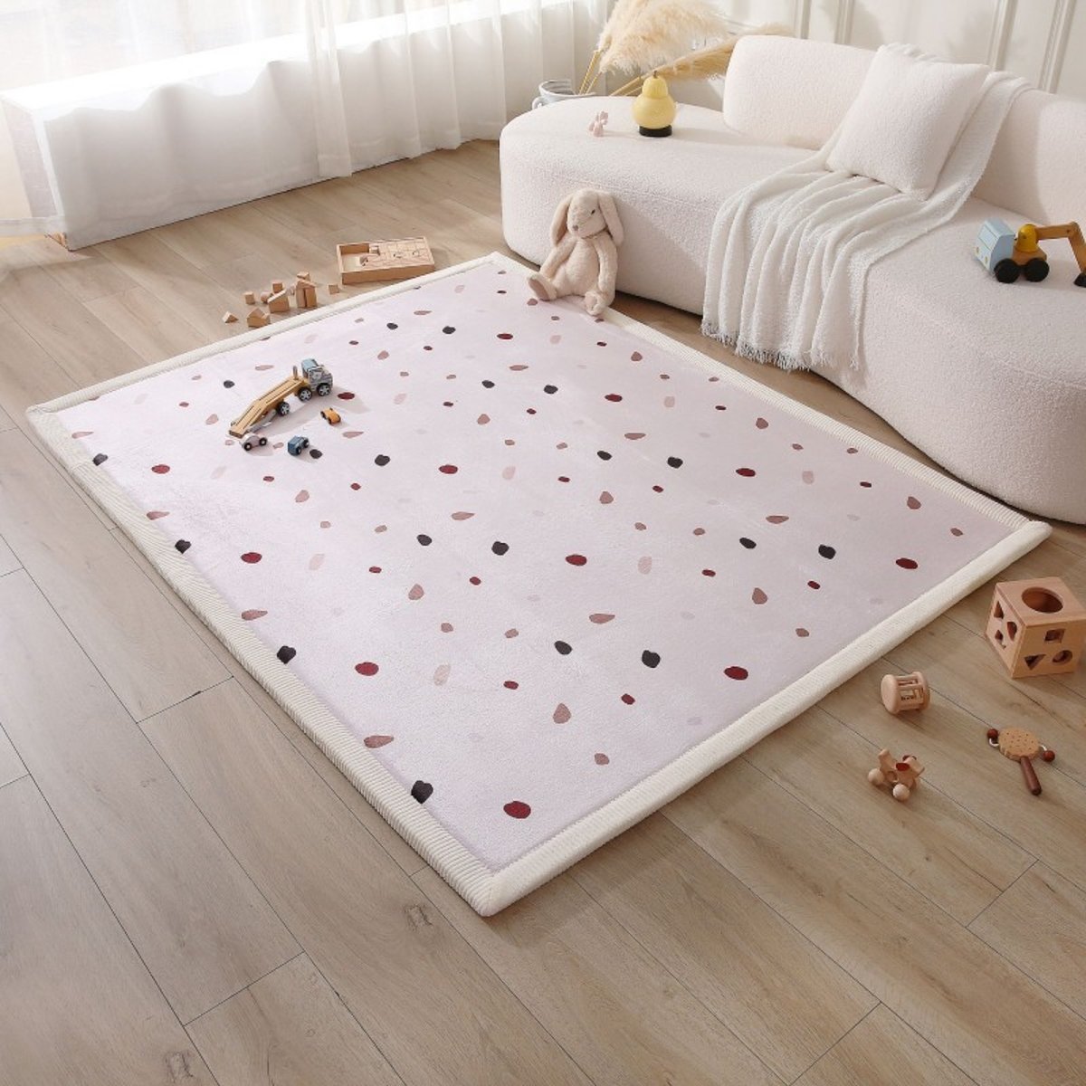 Tapis enfant à mémoire de forme CLOUD CONFETTI multicolore, HAKUNA MATTE