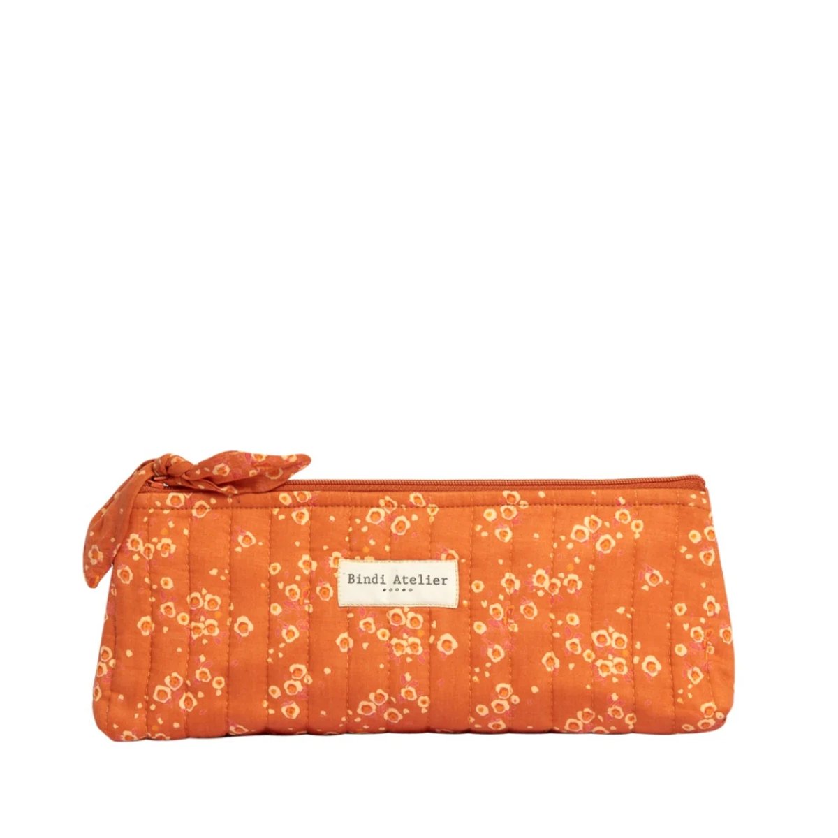 Trousse enfant en coton Itsi orange rouille, BINDI ATELIER