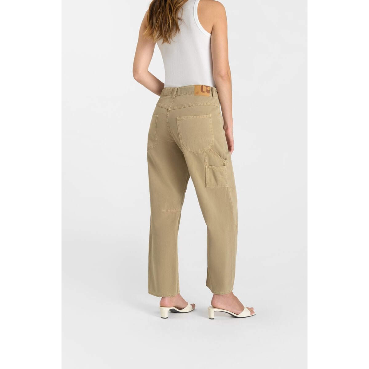 Pantalon loose, large en jeans MADIE croissant, LE TEMPS DES CERISES