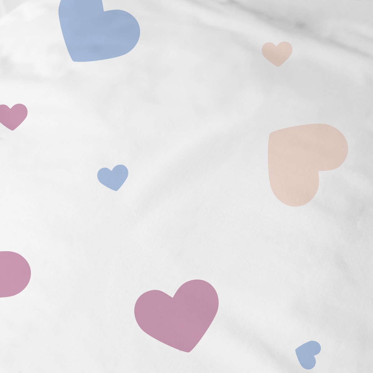 Parure de lit imprimée 100% Coton, BISOUS rose, DISNEY STITCH 