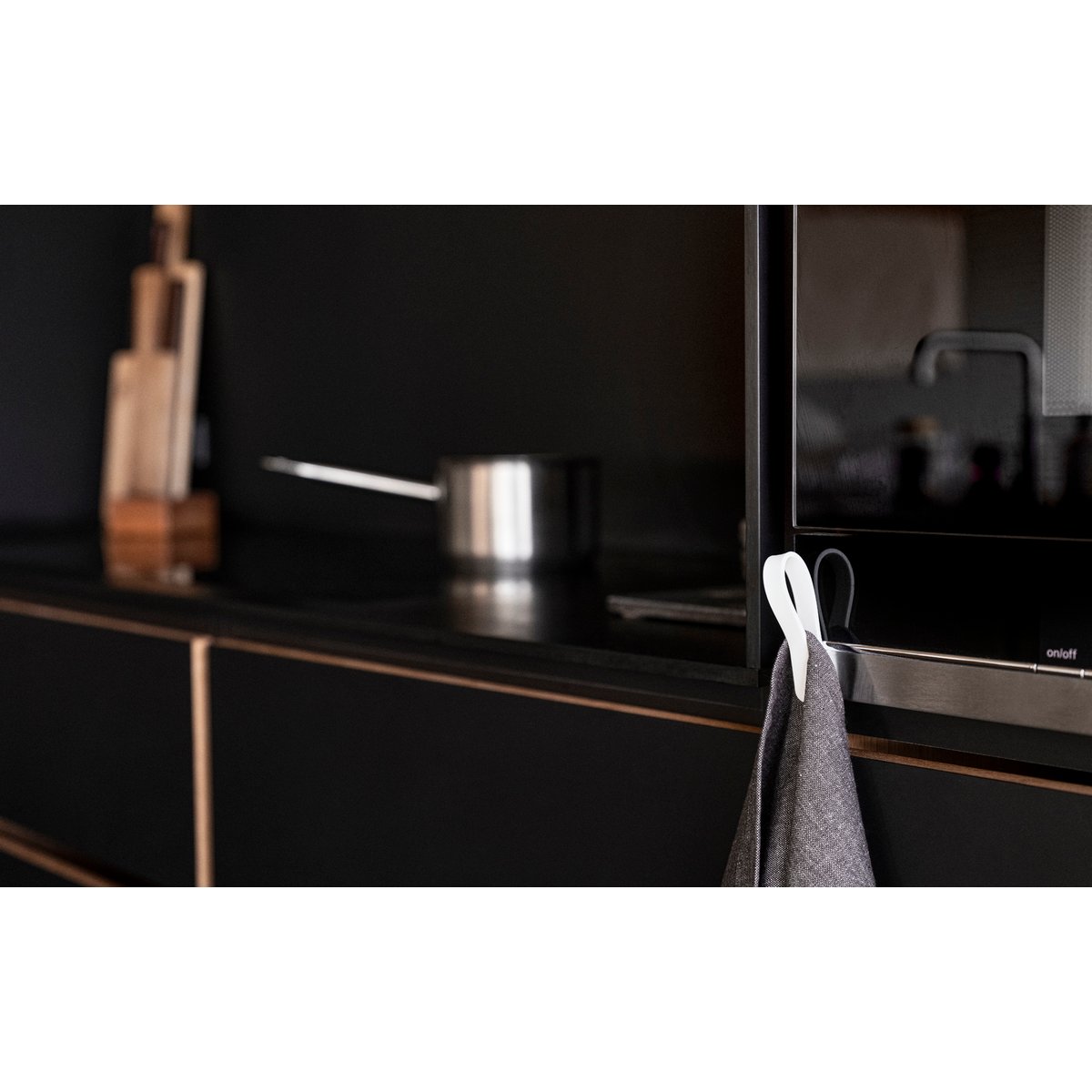 Lot de 2 sangles magnétiques pour serviette LOOP MAGNET eucalyptus, ZONE DENMARK