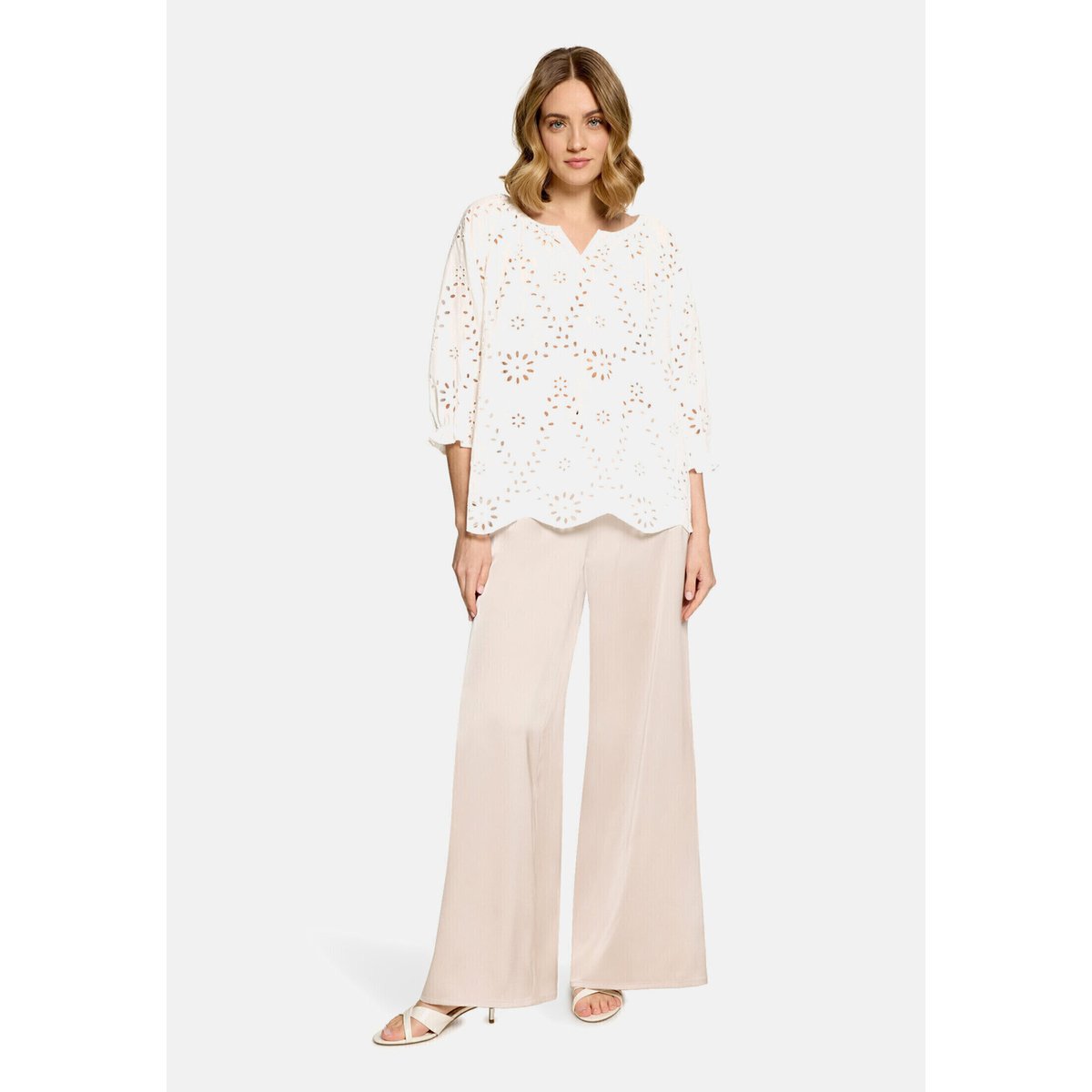Tunique au look carmen blanc, BETTY BARCLAY