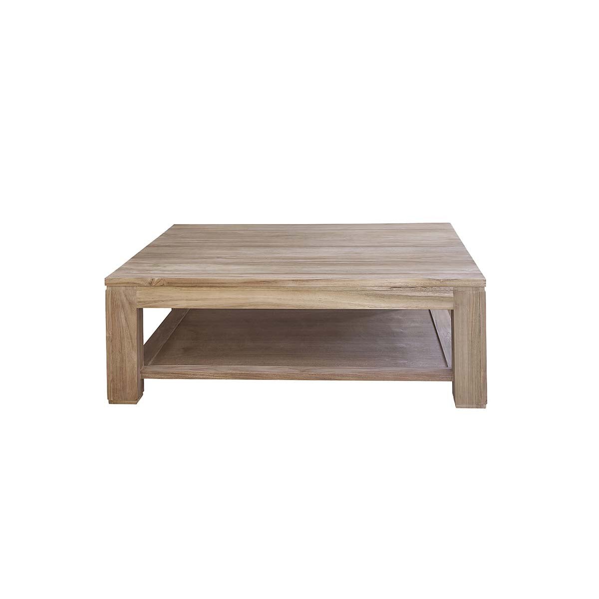 Table basse en bois de teck 120 cm  BOSTON naturel, BERAH GETAH