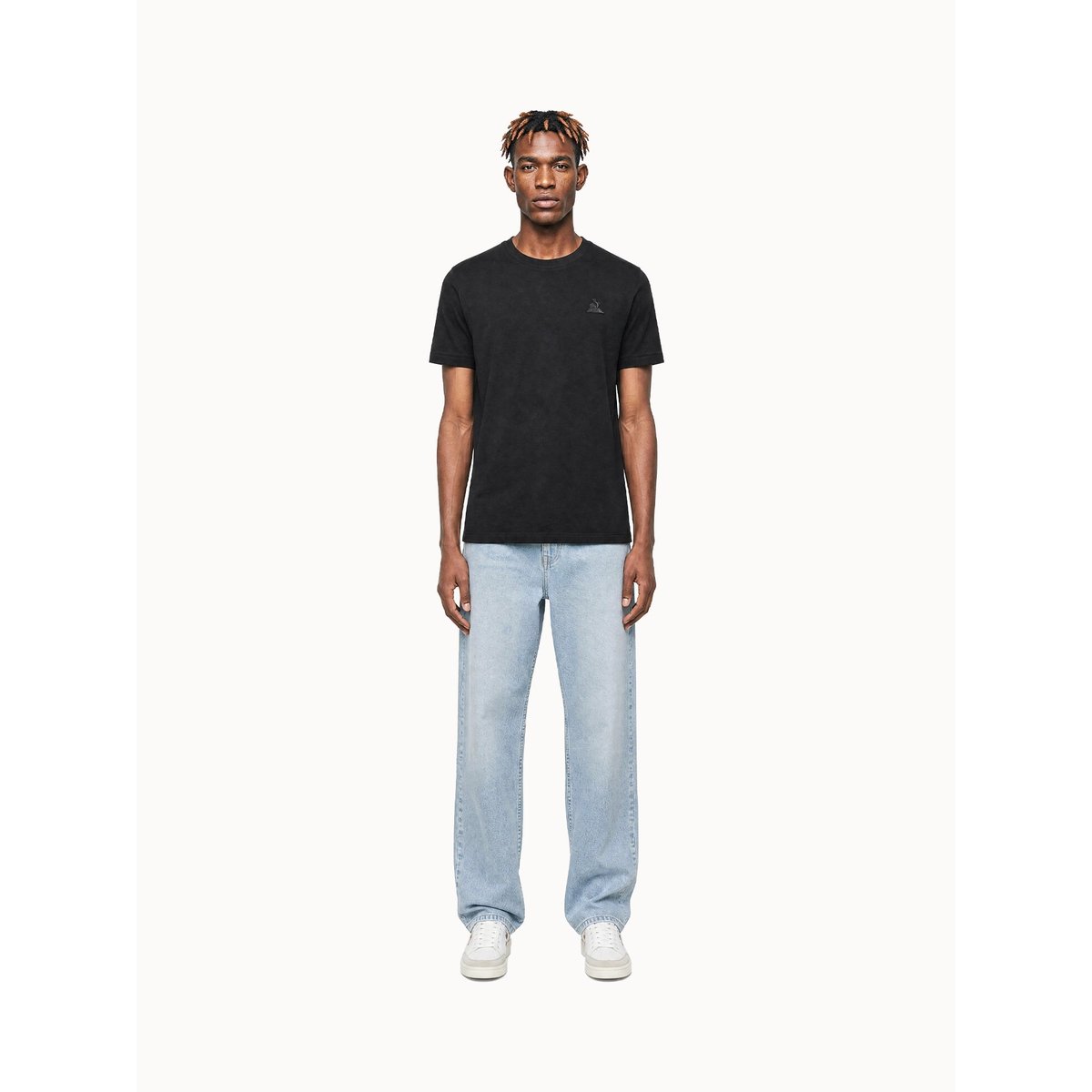 T-shirt Essentiel en jersey de coton Essentiels ton/ton black, LE COQ SPORTIF